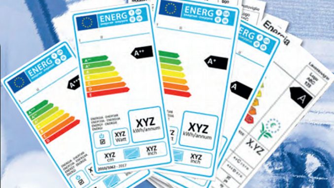 Legambiente e Aires: mai più elettrodomestici senza etichetta energetica