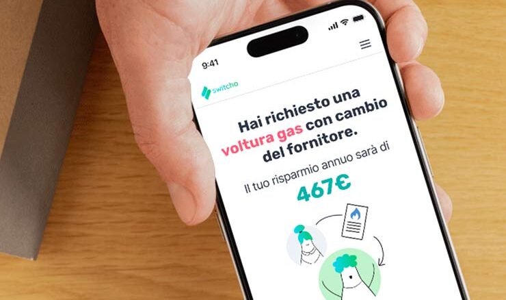 Voltura gas con cambio fornitore
